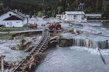 Heftige Überschwemmungen sollen im Oberpinzgau künftig eingedämmt werden. (Bild: EXPA/ JFK)