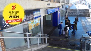 Der Meidlinger Bahnhof ist längst als Kriminalitätshotspot verschrien. Wie sehen die Parteien ...