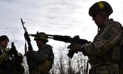 Ausbildung ukrainischer Soldaten in Saporischschja