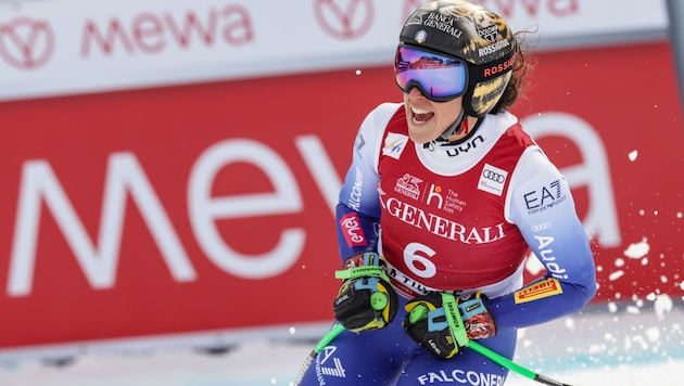 Federica Brignone once again made a big impression. (Bild: GEPA)