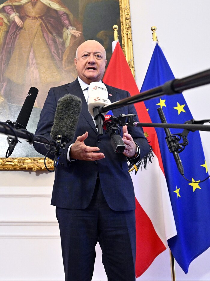 Der Kanzler sprach zu allen aktuellen Themen.