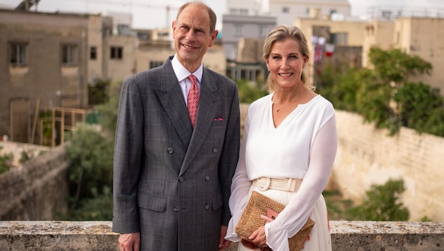 Prince Edward and Duchess Sophie (Bild: Aaron Chown / PA / picturedesk.com)