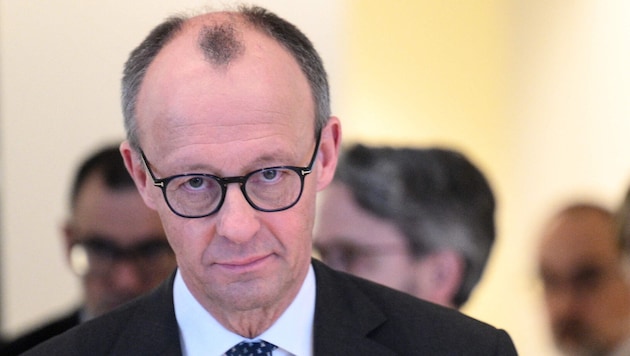 CDU leader Friedrich Merz (Bild: RALF HIRSCHBERGER)