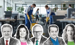 Die Parteichefs beantworten Fragen zum Thema Arbeiten in Wien.