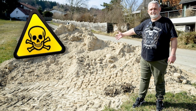 Leopold S. fordert die rasche Entfernung des Düngerhaufens. (Bild: Krone KREATIV/stock.adobe.com, Imre Antal)