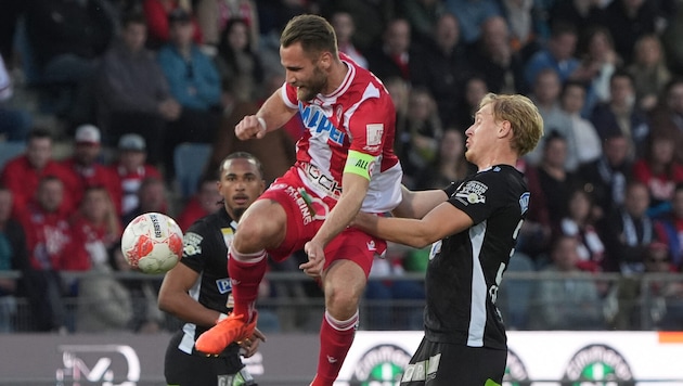 Daniel Maderner and Co. are fighting to stay in the Bundesliga. (Bild: Pail Sepp)