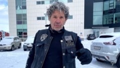 Chris Cox gründete die Bewegung „Bikers for Trump“ und ist nun in Nuuk.  (Bild: Brandl Gregor)