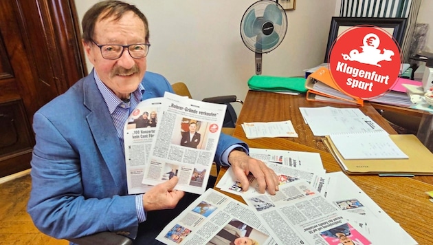 Old Town Councillor Walter Zwick was the guarantor for a new budget at Klagenfurt Town Hall for 24 years. (Bild: Tragner Christian)