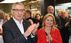 Verhaltener Applaus: Josef Herk mit Vizepräsidentin Gabriele Lechner. Der Wirtschaftsbund verlor ...