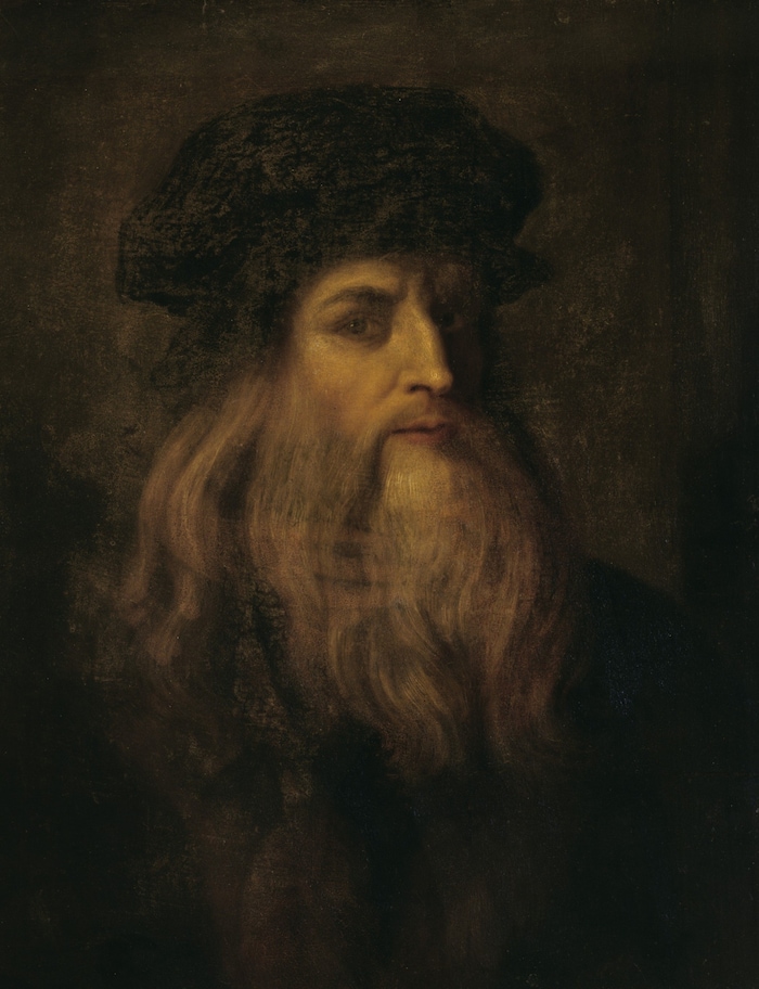 Ein Porträt von Leonardo da Vinci