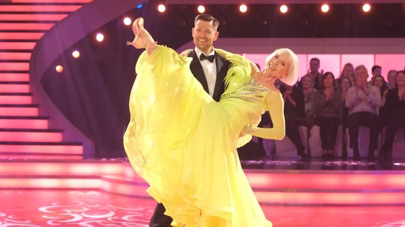 The jury had high praise for Florian Gschaider and Heilwig Pfanzelter's dance. (Bild: ORF/Hans Leitner)