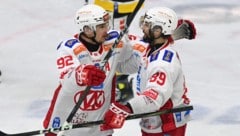 Der KAC jubelte in Bruneck über einen 3:1-Sieg, ist damit im Semifinale. (Bild: Pessentheiner Florian)