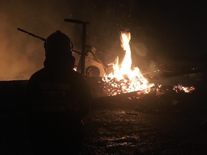 Auch die Feuerwehr Winklern war im Einsatz
