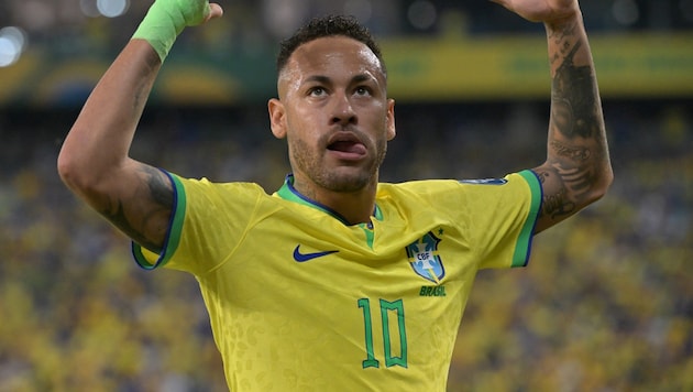 Neymars Comeback in der Selecao lässt weiter auf sich warten. (Bild: APA/AFP/NELSON ALMEIDA)