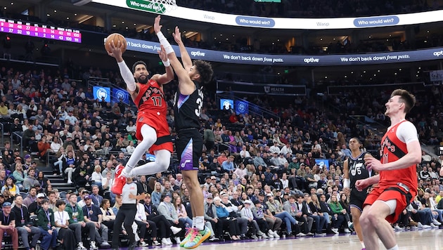 The Raptors won. (Bild: AP/Rob Gray)