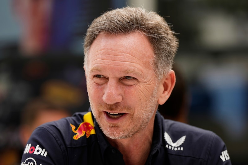 RB team boss Christian Horner (Bild: AP/Asanka Brendon Ratnayake)