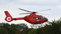 Der Rettungshubschrauber musste den Kletterer bergen. (Symbolfoto)