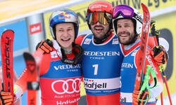 Das Podium in Hafjell.