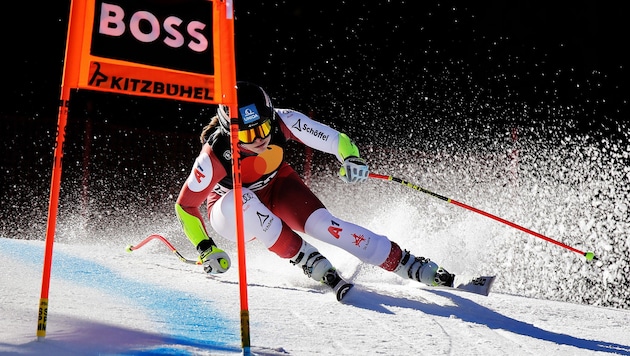 Leonie Zegg hat rechnerisch auch noch Chancen auf einen Abfahrtsfixplatz in der kommenden Weltcupsaison. (Bild: GEPA)