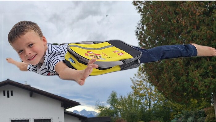 Scheinbar schwerelos: Jannik Huemer, Bezirkssieger Kirchdorf