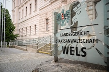 Die drei Angeklagten in den Kindesmissbrauchsprozessen müssen sich am Landesgericht Wels ...