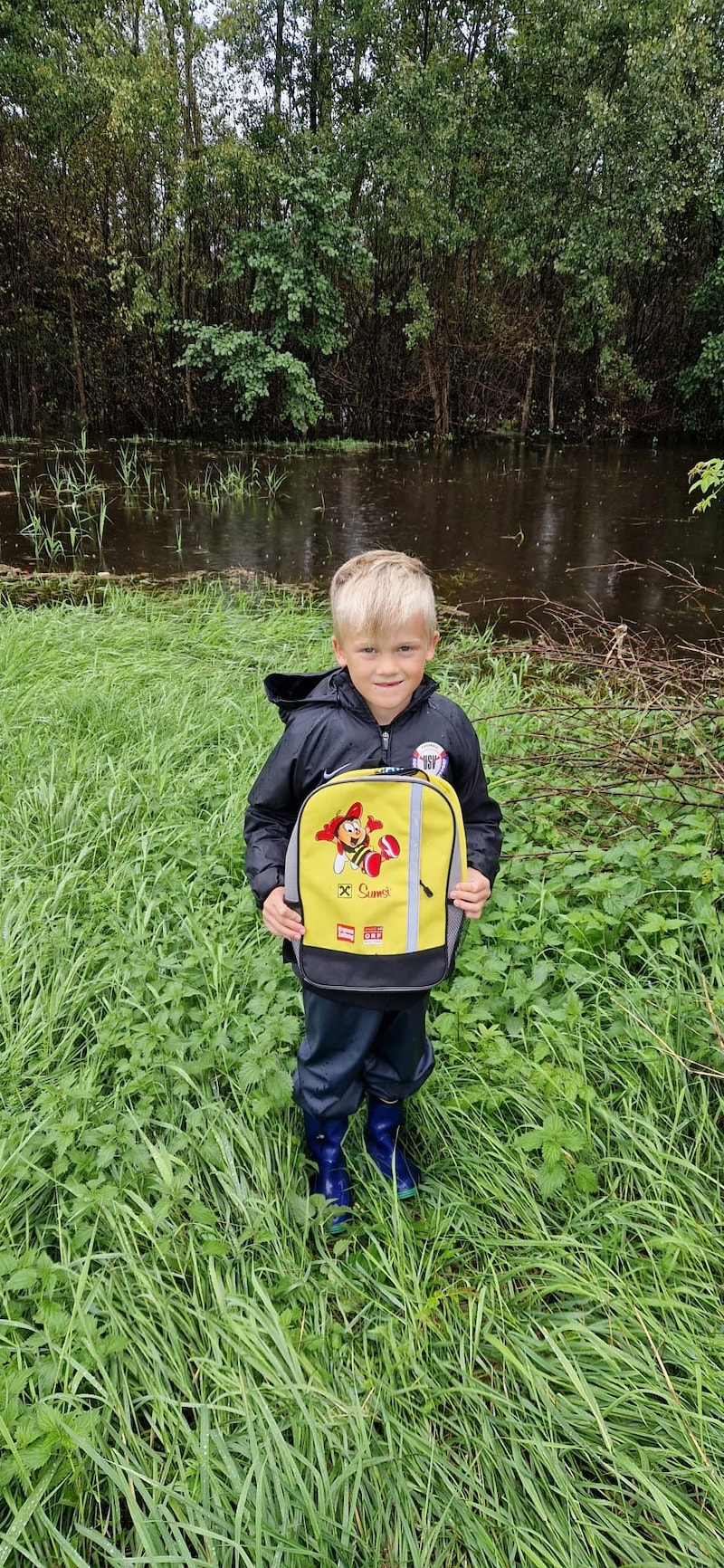 Der Braunauer Sieger Jonas Rausch trotzte dem Regen (Bild: zVg)