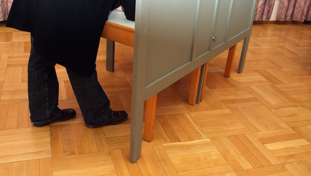 The voting booths were not very busy during the Chamber of Commerce elections in Lower Austria. (Bild: Rojsek-Wiedergut Uta)