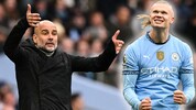 City-Coach Pep Guardiola kann mit dem Auftritt gegen Brighton nicht zufrieden sein. Erling ...