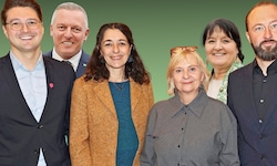 Die Parteichefs Niko Swatek, Mario Kunasek, Sandra Krautwaschl, Claudia Klimt-Weithaler, Manuela ...