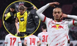 Xavi Simons jubelt, Marcel Sabitzer musste verletzt raus