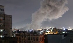 Die USA flogen Angriffe auf Stützpunkte der Houthi-Miliz im Jemen, wie hier in der Stadt Sanaa.