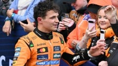 Lando Norris siegte in Melbourne. (Bild: AFP/SAEED KHAN)