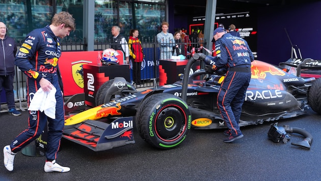 Max Verstappen did well with second place. (Bild: AP/Scott Barbour)