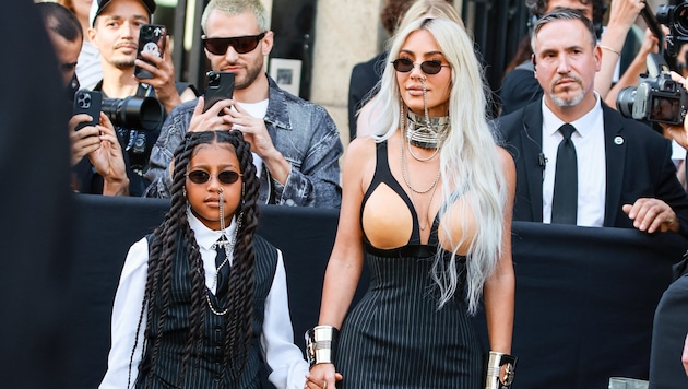 Kim Kardashian wants to protect daughter North and sics her lawyers on Kanye West. (Bild: Viennareport)