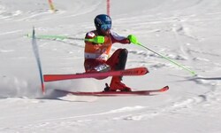Marco Schwarz schied im zweiten Durchgang aus.