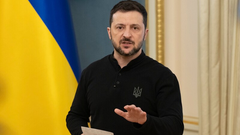 Der ukrainische Präsident Wolodymyr Selenskyj (Bild: APA/ASSOCIATED PRESS)