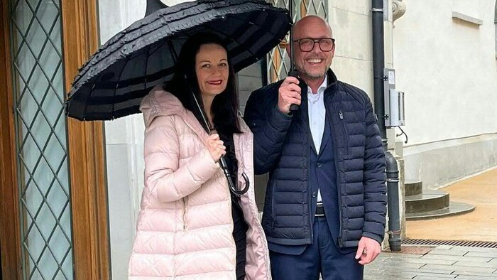 The mayor of Bregenz, Michael Ritsch (SPÖ) and his wife Yvonne 