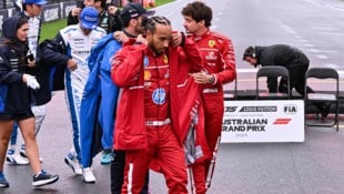 Die Ferrari-Fahrer mussten sich „Down Under“ warm anziehen (Bild: WILLIAM WEST)