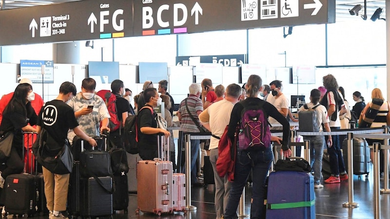 Am Flughafen Schwechat haben zuletzt Kriminelle zugeschlagen (Symbolbild). (Bild: P. Huber)