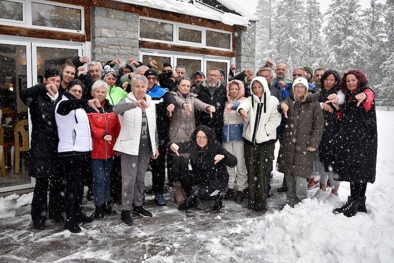 Gleich mehrere Stammgäste waren bei ihrem Winteraufenthalt geschockt, als sie von der Schließung hörten. (Bild: Roland Holitzky)