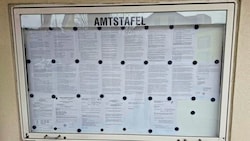 Um eine verrutschte Kandidatenliste in der Amtstafel der Gemeinde Gablitz drehte sich der ...