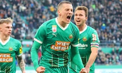 Er hat den Rapid-Sieg mit seinem Treffer zum 1:0 auf den Weg gebracht: Nenad Cvetković.