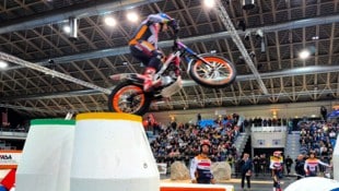 Der spanische Trial-Star Toni Bou sicherte sich in Wr. Neustadt seinen 37. WM-Titel. (Bild: Sophie Hartl)