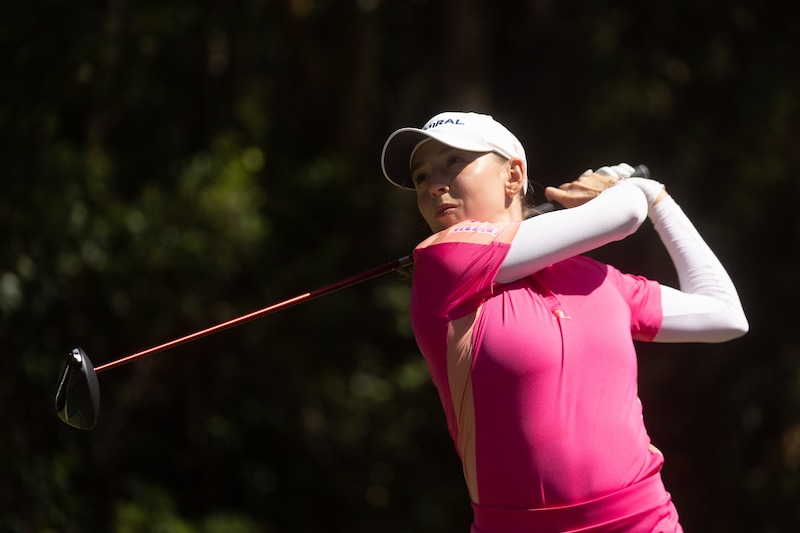 Emma Spitz spielte am letzten Turniertag in Coffs Harbour in Pink und holte mit Platz sechs ihr bisher bestes Saisonresultat. (Bild: Tristan Jones/ LET)