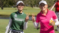 Emma Spitz (rechts) spielte in Coffs Harbour ein starkes Turnier. (Bild: Tristan Jones/ LET)