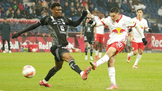 Oscar Gloukh war gegen den WAC der Matchwinner. (Bild: APA/KRUGFOTO)