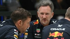 Christian Horner hat sich vor Nachwuchstalent Liam Lawson gestellt. (Bild: AFP/Paul Crock / AFP)