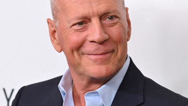 An action hero who has retired due to illness: Bruce Willis celebrates his 70th birthday on Wednesday. (Bild: APA/AFP/Angela Weiss)