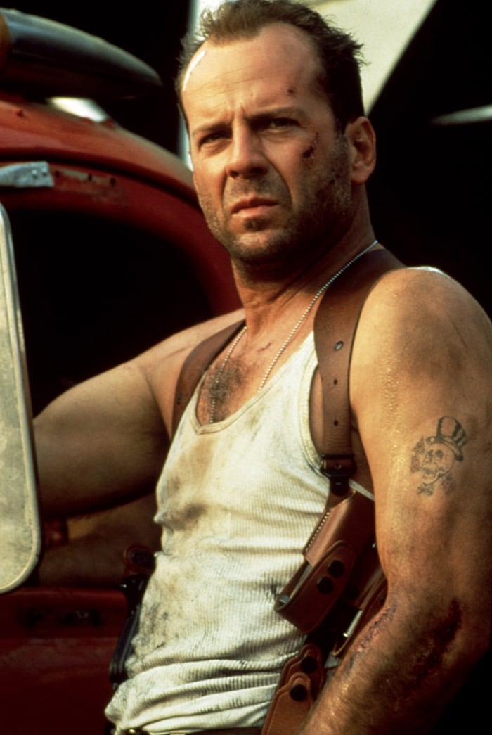 Bruce Willis as Jon McClane in "Die Hard"