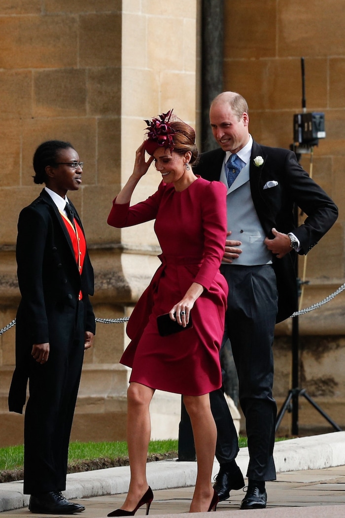 Prinzessin Kate und Prinz William bei der Hochzeit von Prinzessin Eugenie
